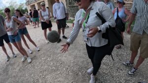 Experiencing the Living Maya World: Chichen Itza, Cenote & Valladolid Cultural Journey 9 Rubber Mayan Game Ball Guide