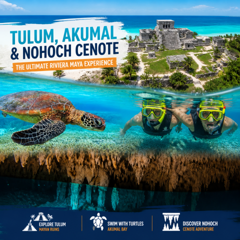 Tulum-Akumal-Sea-Turtles-Nohoch-Cenote-Day-Tour